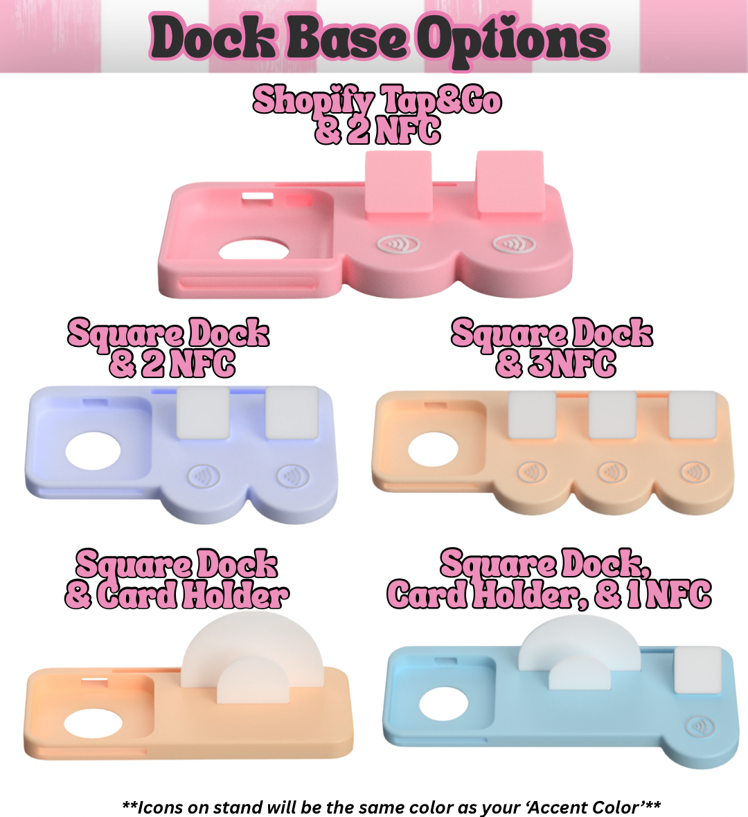 3D Print | Payment Station | FULLY CUSTOMIZABLE | Concha Heart