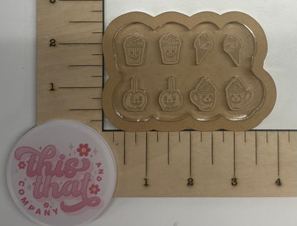 Silicone Mold for Resin | Spooky Treats Studs/ Bits