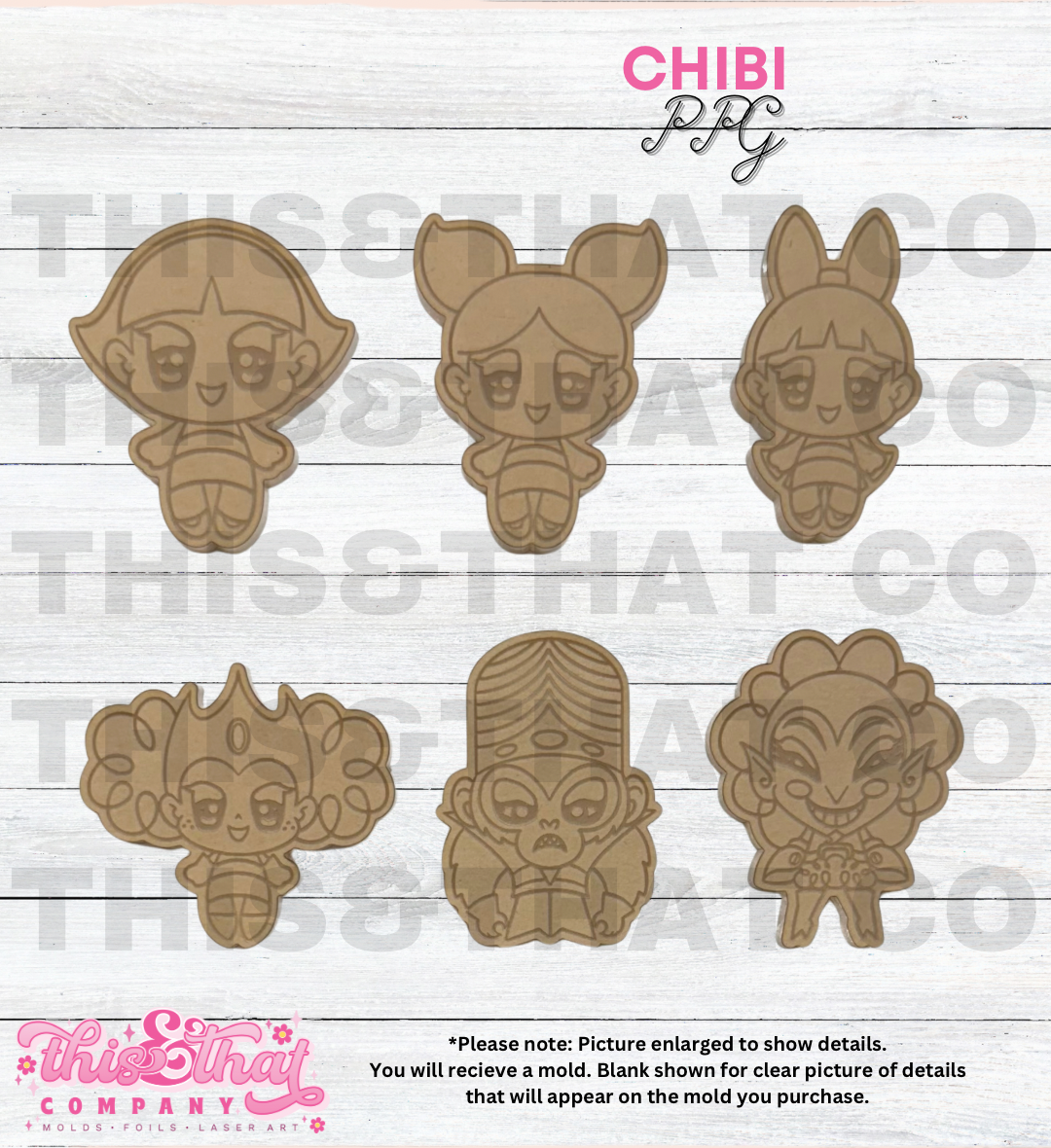 Silicone Mold For Resin | Chibi PPG