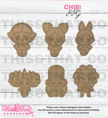 Silicone Mold For Resin | Chibi PPG