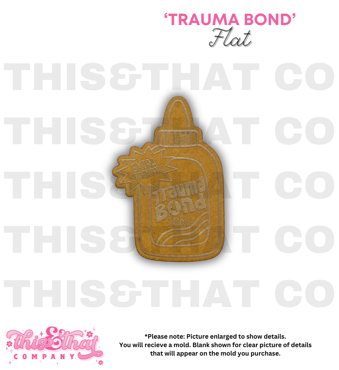 Silicone Mold for Resin | 'Trauma Bond'