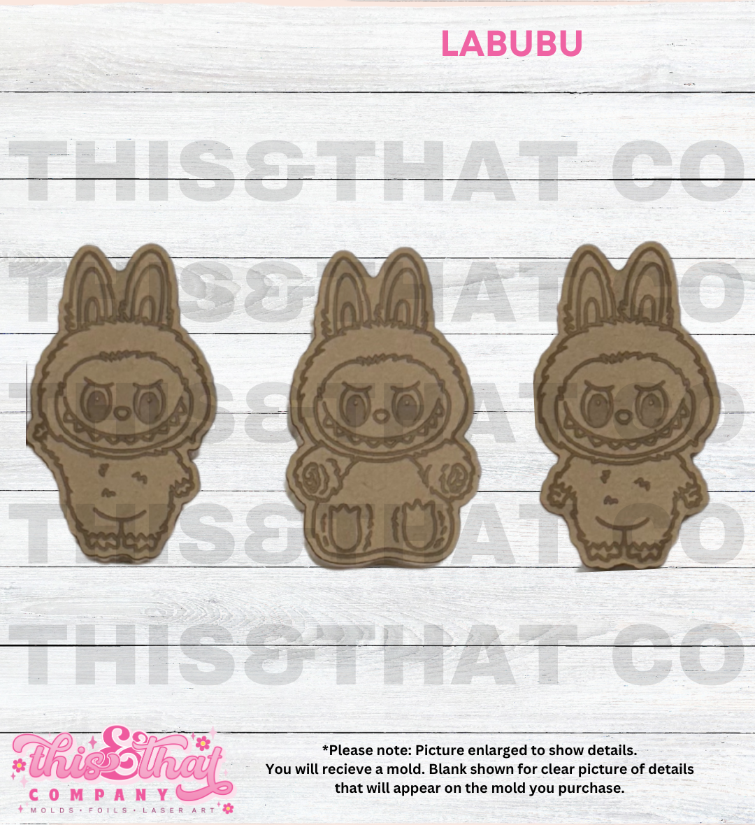 Silicone Mold for Resin | Monster Bubu Flats