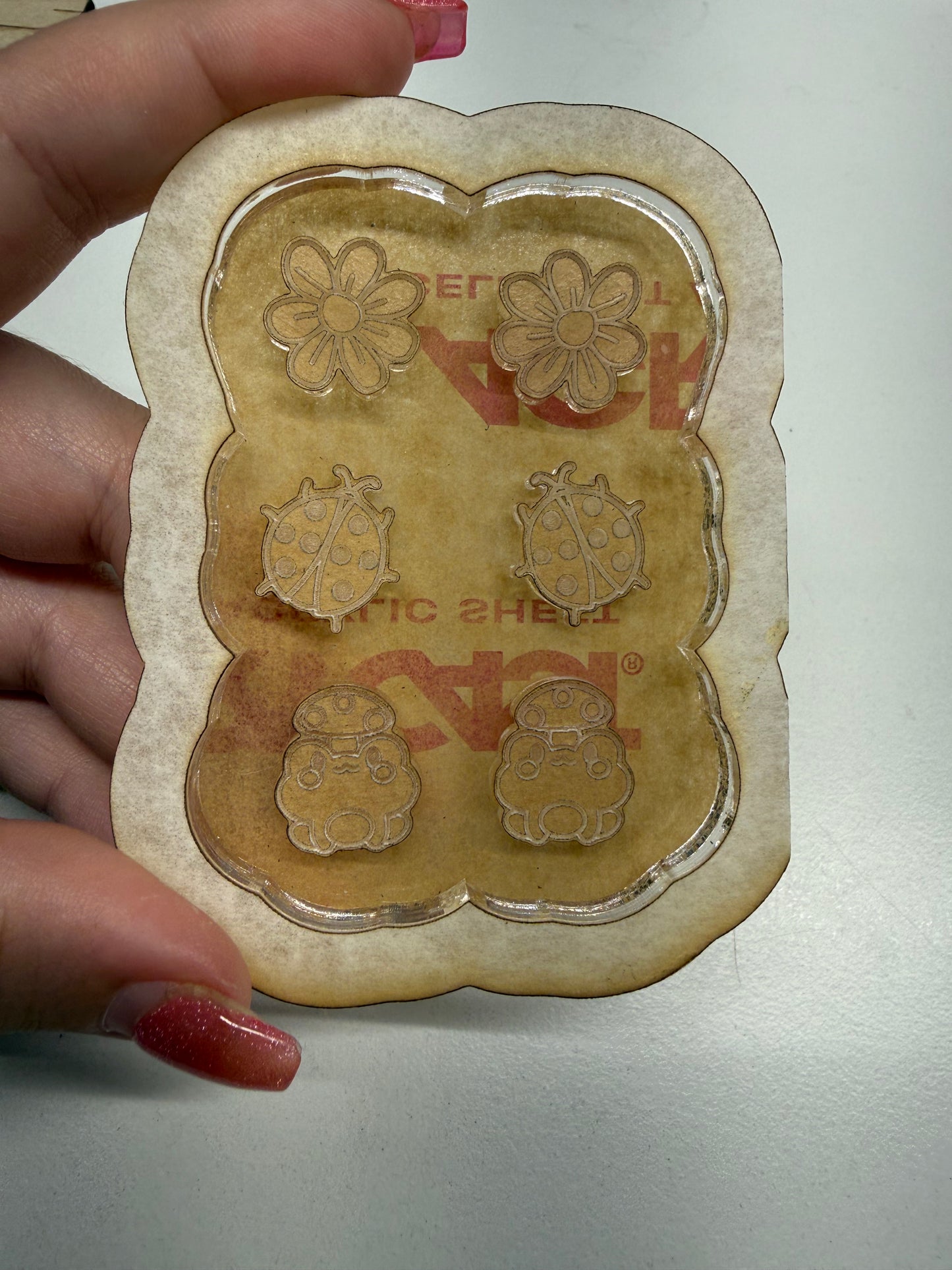 Silicone Mold for Resin | Spring Studs/ Bits