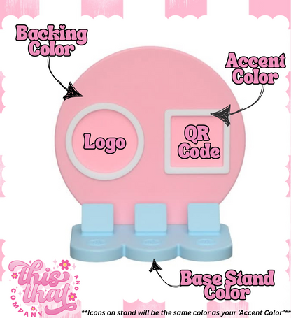 3D Print | Payment Station | FULLY CUSTOMIZABLE | Circle