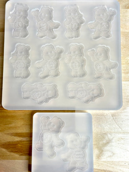 Silicone Mold for Resin | Zodiac Bears