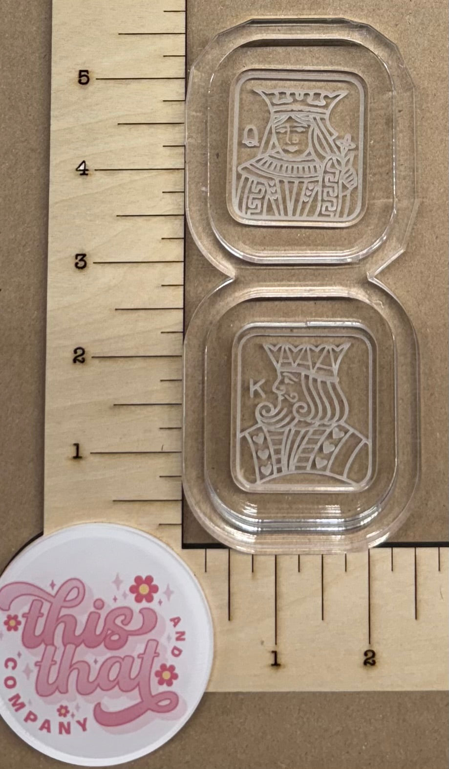 Silicone Mold For Resin | King & Queen Flats