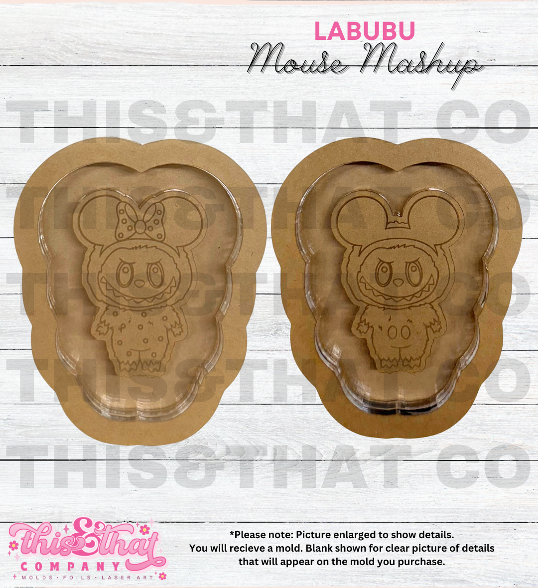 Silicone Mold For Resin | Monster Bubu Mouse Mashup