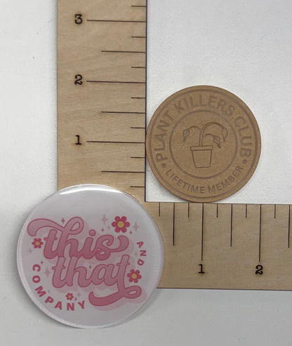 Silicone Mold for Resin | Plant Killers Club Badge