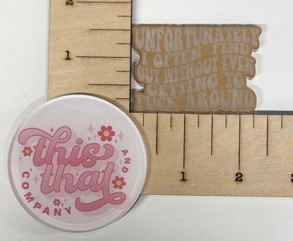 Silicone Mold for Resin | 'Find Out'