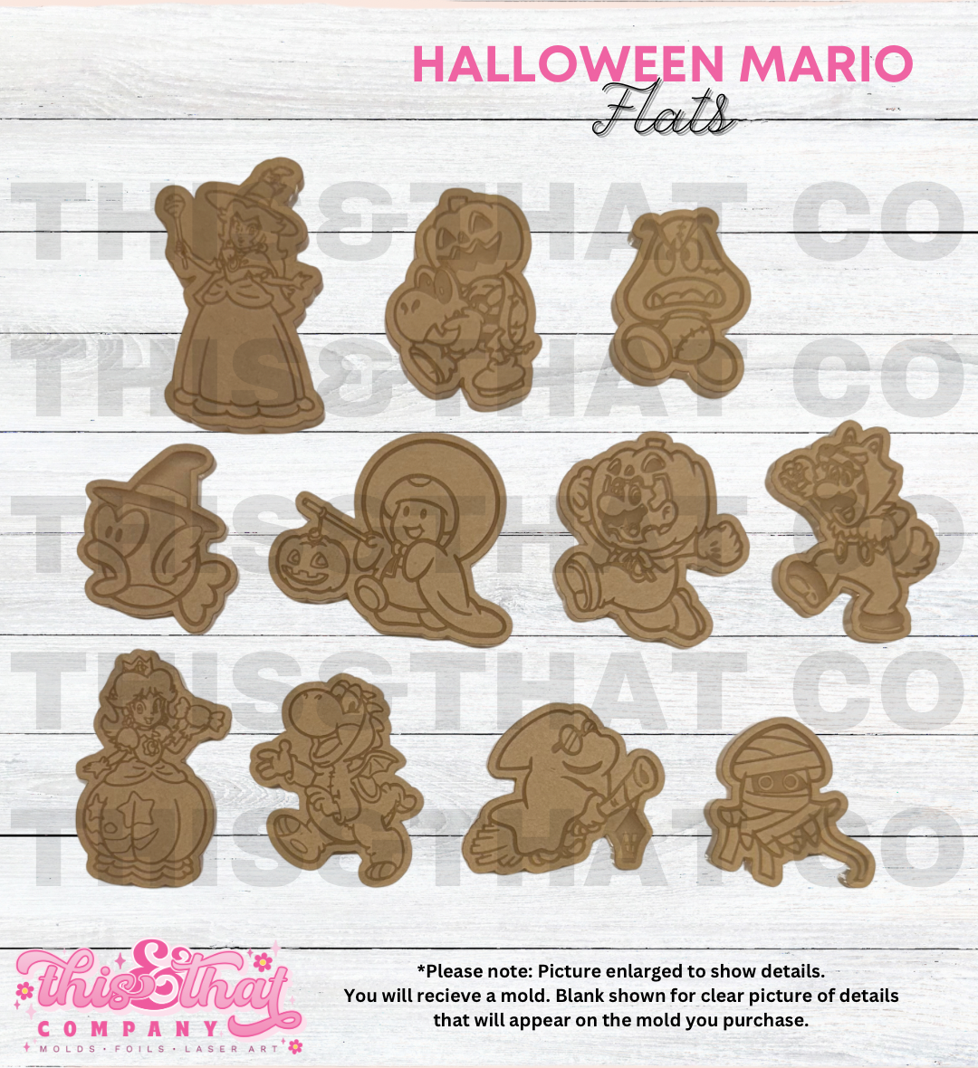 Silicone Mold For Resin |  Halloween Plumber Bros