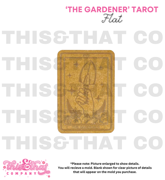 Silicone Mold for Resin | 'The Gardener' Tarot Card