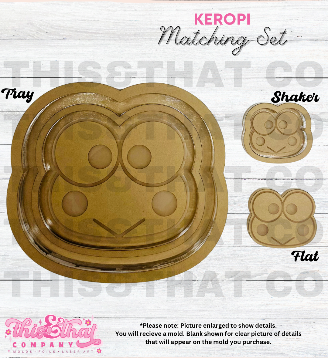 Silicone Mold For Resin | Kawaii Frog Tray, Shaker, Flat Set