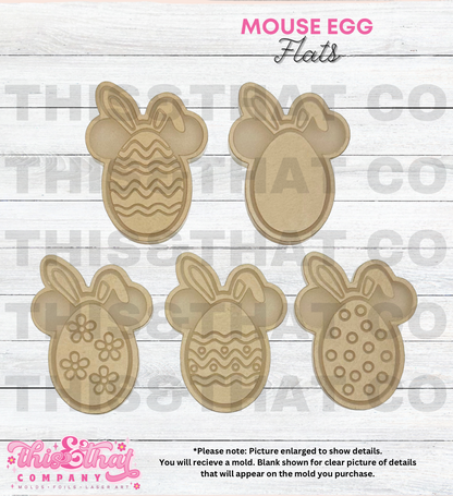 Silicone Mold For Resin | Mouse Ear Easter Eggs