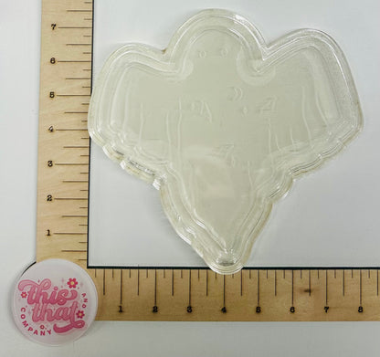 Silicone Mold For Resin |  Etched Ghost Flat/ Wall Hanging