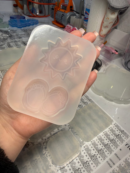 Silicone Mold for Resin | Summer Flats
