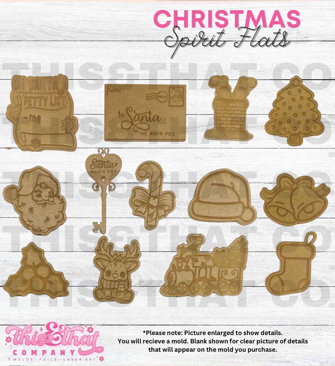 Silicone Mold For Resin | Christmas Spirit