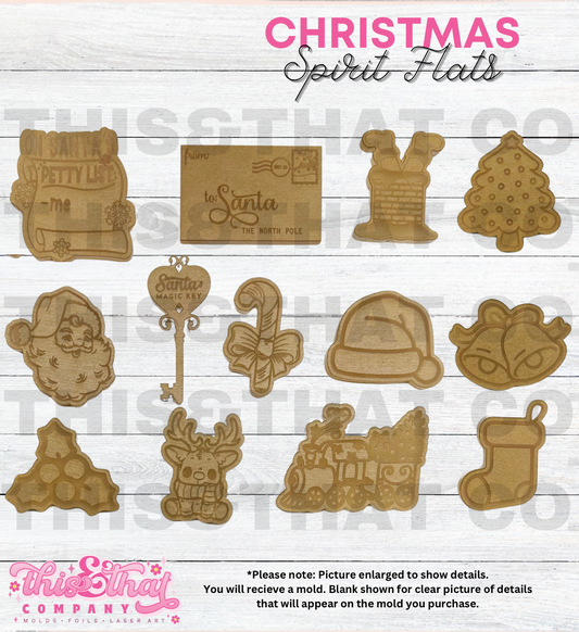 Silicone Mold For Resin | Christmas Spirit