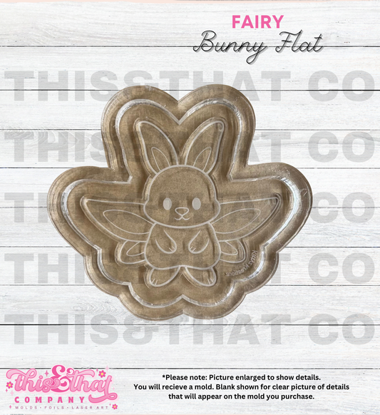 Silicone Mold for Resin | Bunny Fairy Flat