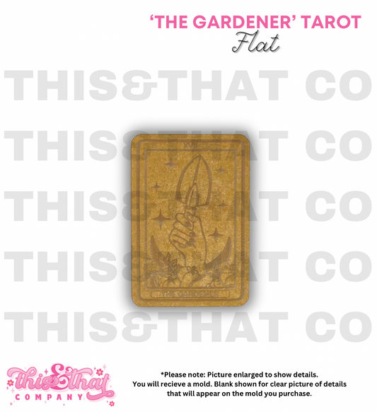 Silicone Mold for Resin | 'The Gardener' Tarot Card