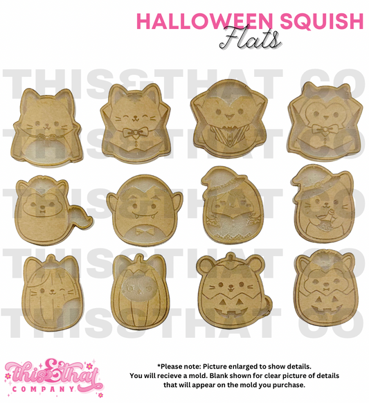 Silicone Mold for Resin | Halloween Squishies