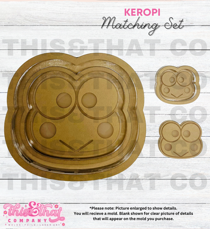 Silicone Mold For Resin | Kawaii Frog Tray, Shaker, Flat Set