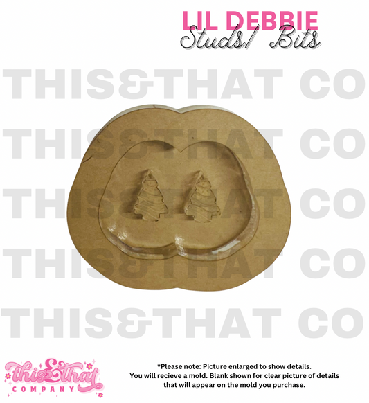 Silicone Mold for Resin | Christmas Tree Cake Stud Mold
