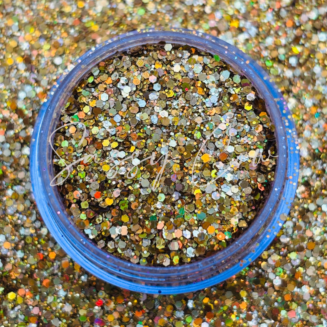 GOLD DIGGER -  Mini Chunky Holographic Mixed Glitter