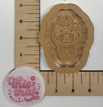 Silicone Mold for Resin | Monster Bubu Cat Mashup