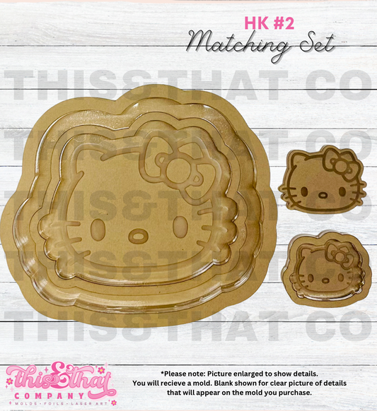 Silicone Mold For Resin | Kawaii Cat Tray, Shaker, Flat Set