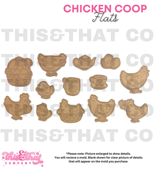 Silicone Mold for Resin | Chicken Coop Flats