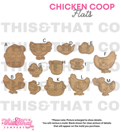 Silicone Mold for Resin | Chicken Coop Flats