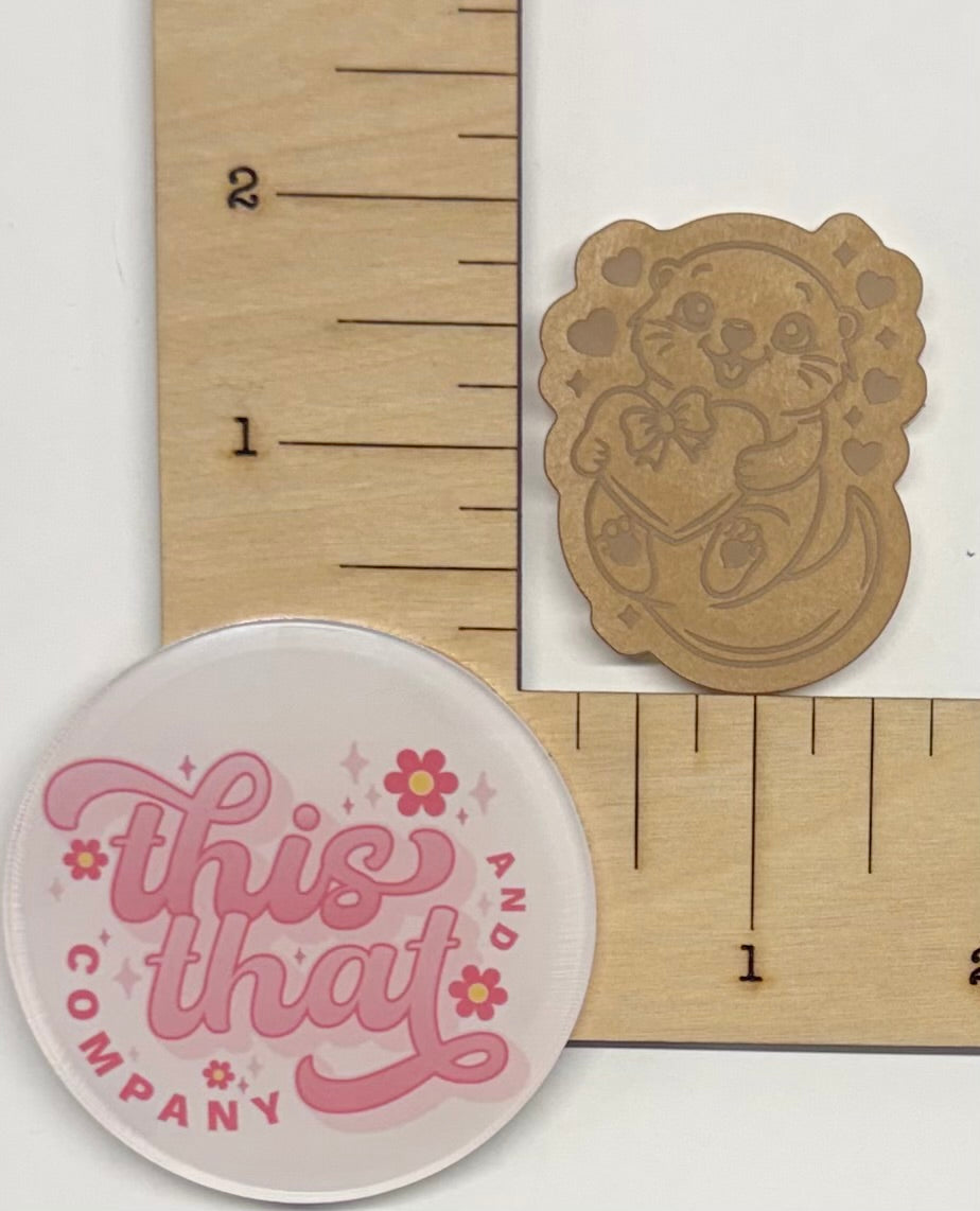 Silicone Mold for Resin | Otter Love Flat