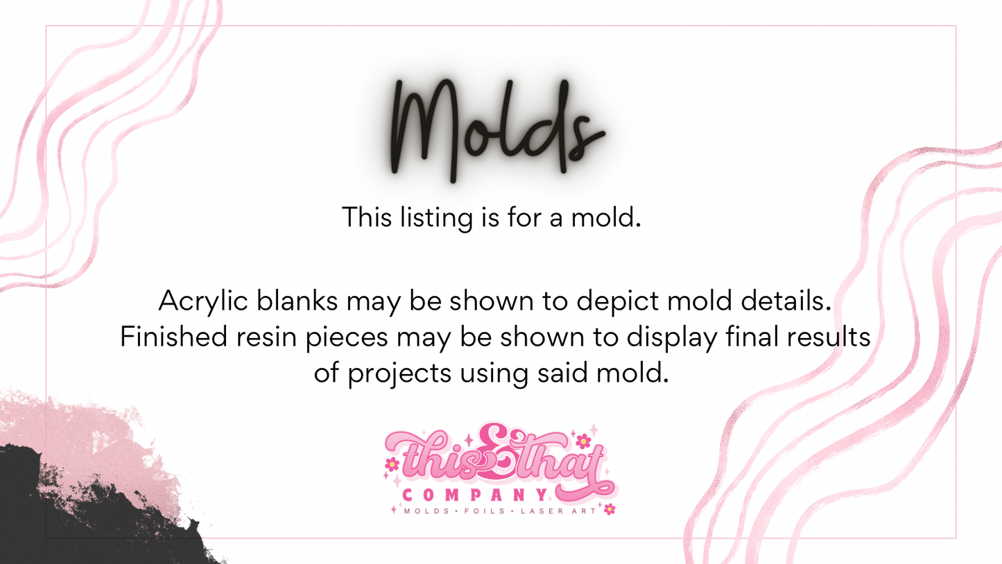 Silicone Mold For Resin | Cookie Jar Shaker with Bits