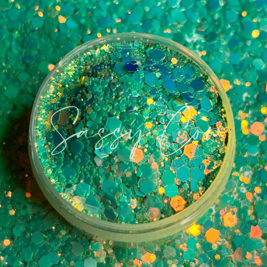 BERMUDA - Chunky Color Shift Glitter Mix
