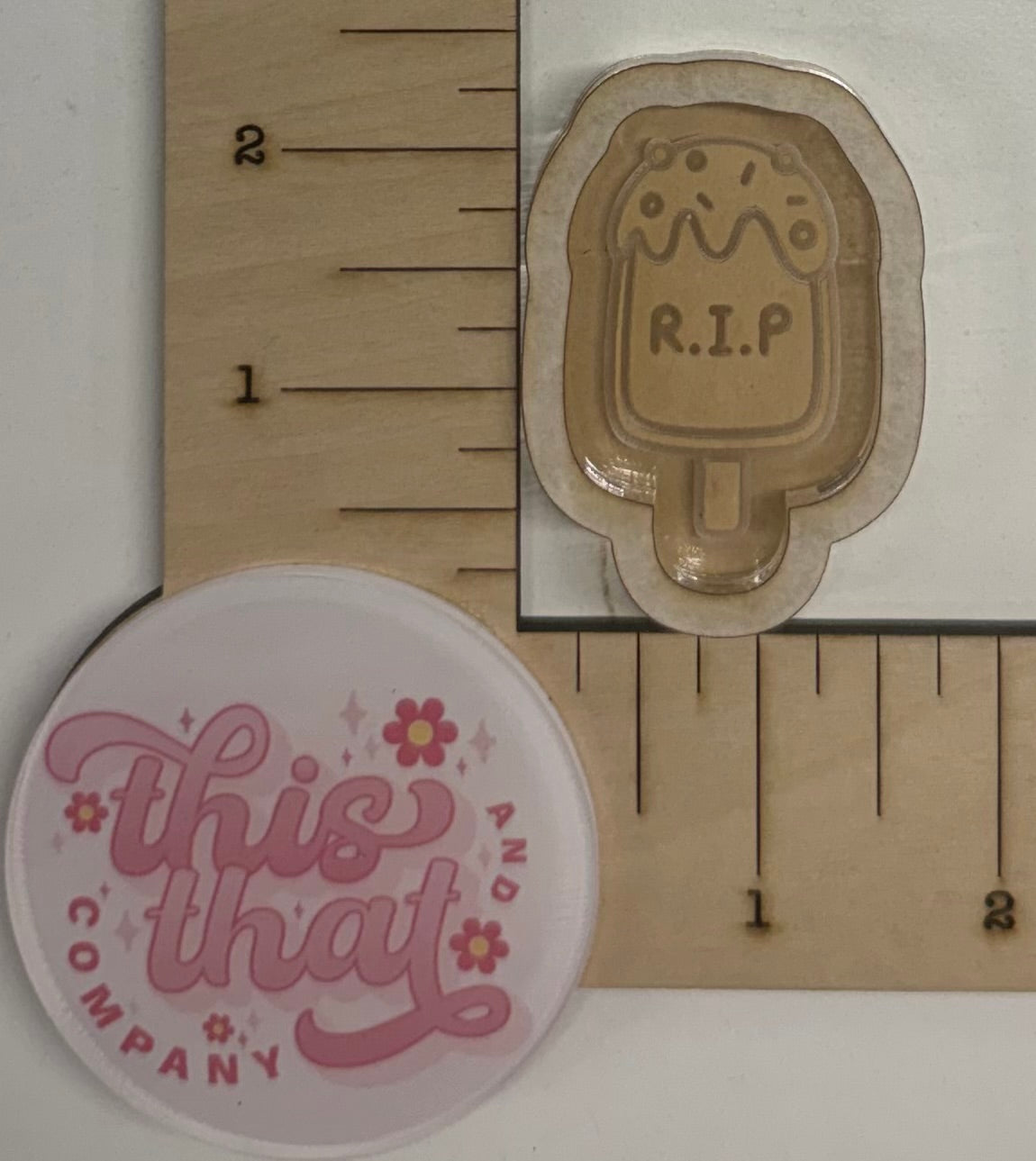 Silicone Mold for Resin | Halloween 'RIP' Popsicle Shaker