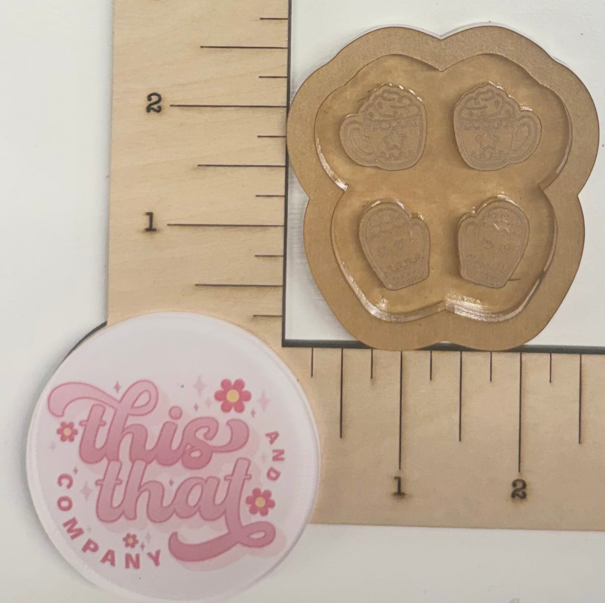 Silicone Mold for Resin | Christmas Mugs & Mittens Studs / Bits