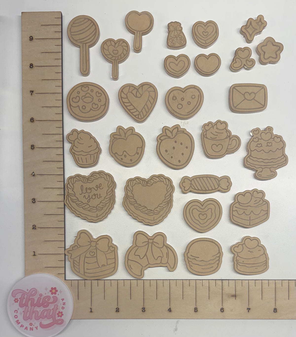 Silicone Mold for Resin | Valentines Day Treat Flats