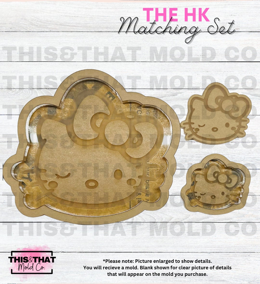 Silicone Mold For Resin | Kawaii Cat Tray, Shaker, Flat Set