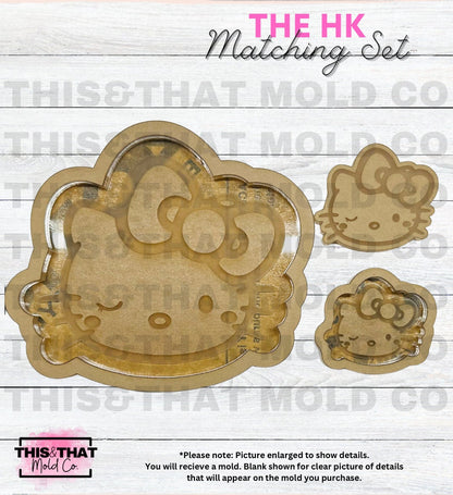 Silicone Mold For Resin | Kawaii Cat Tray, Shaker, Flat Set