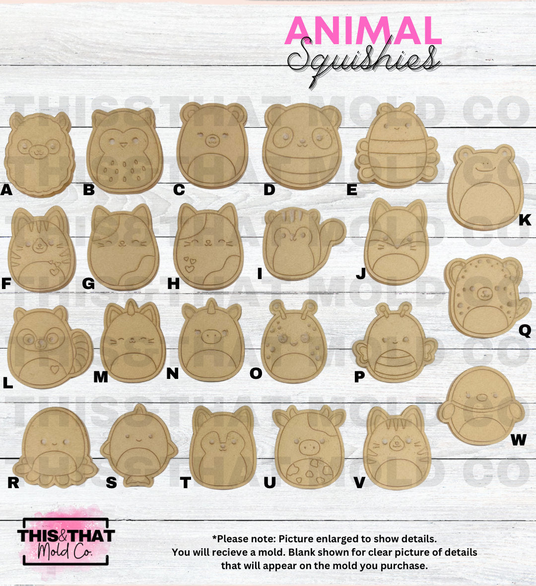 Silicone Mold For Resin  | Animal Squishies