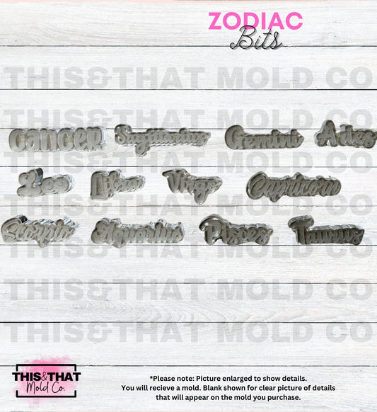 Silicone Mold For Resin | Zodiac Bits