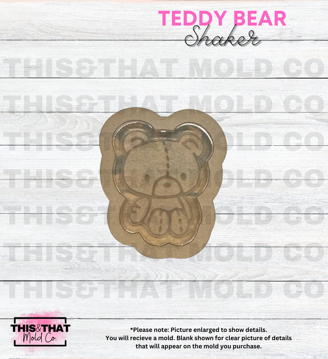 Silicone Mold For Resin | Teddy Bear Shaker