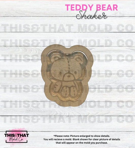 Silicone Mold For Resin | Teddy Bear Shaker