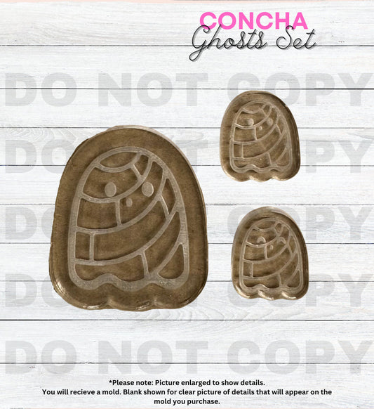 Silicone Mold For Resin | Concha Ghosts