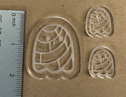 Silicone Mold For Resin | Concha Ghosts