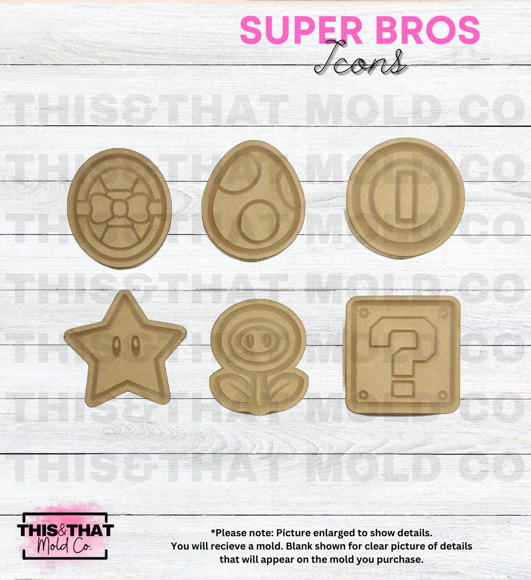 Silicone Mold For Resin | Plumber Bros Icons