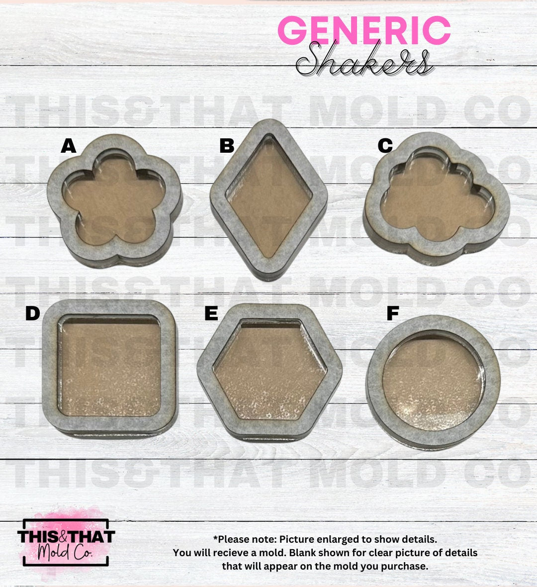 Silicone Mold For Resin | Generic Shape Shaker