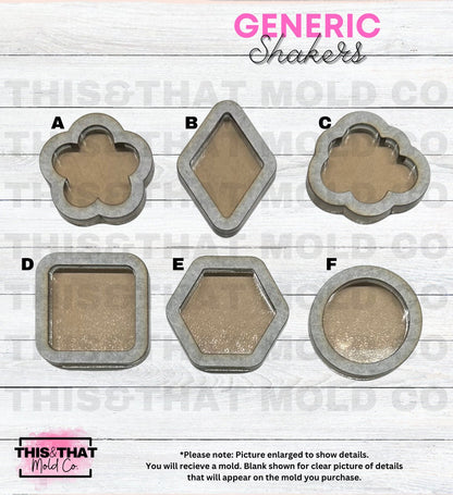 Silicone Mold For Resin | Generic Shape Shaker