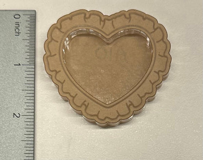 Silicone Mold For Resin | Heart Shaker
