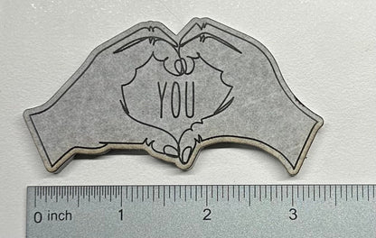 Silicone Mold | "Heart You" Flat